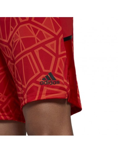 Adidas Condivo 22 Αθλητική Ανδρική Βερμούδα με Σχέδια Κόκκινη H18814