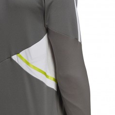 Adidas Condivo 22 Ανδρική Μπλούζα με Φερμουάρ Μακρυμάνικη Γκρι HD2312