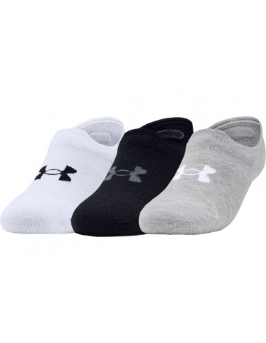 Under Armour Ultra Lo 1351784-100 Αθλητικές Κάλτσες Πολύχρωμες 3 Ζεύγη