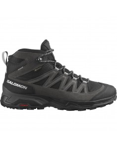 Salomon X Ward Mid GTX L47181700 Ανδρικά Ορειβατικά Μποτάκια Αδιάβροχα με Μεμβράνη Gore-Tex Μαύρα