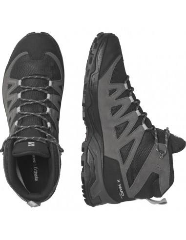 Salomon X Ward Mid GTX L47181700 Ανδρικά Ορειβατικά Μποτάκια Αδιάβροχα με Μεμβράνη Gore-Tex Μαύρα