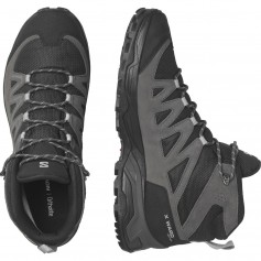 Salomon X Ward Mid GTX L47181700 Ανδρικά Ορειβατικά Μποτάκια Αδιάβροχα με Μεμβράνη Gore-Tex Μαύρα