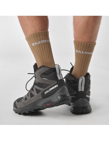 Salomon X Ward Mid GTX L47181700 Ανδρικά Ορειβατικά Μποτάκια Αδιάβροχα με Μεμβράνη Gore-Tex Μαύρα