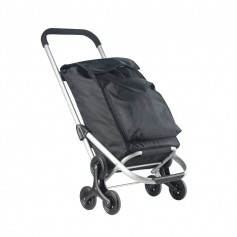 Expert Premium Υφασμάτινο Καρότσι Λαϊκής Πτυσσόμενο Μαύρο 47x43x97cm 604352