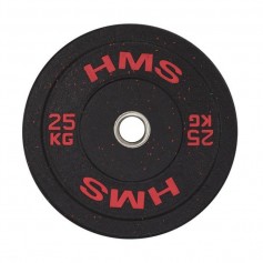 HMS HTBR25 Δίσκος Ολυμπιακού Τύπου Λαστιχένιος 1 x 25kg Φ50mm