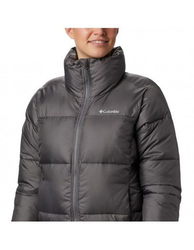 Columbia Κοντό Γυναικείο Puffer Μπουφάν για Χειμώνα Γκρι 1864781-023