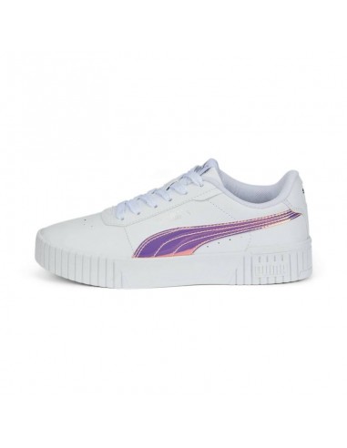 Puma Παιδικά Sneakers Carina 2.0 Holo White / Silver 387985-01