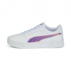 Puma Παιδικά Sneakers Carina 2.0 Holo White / Silver 387985-01