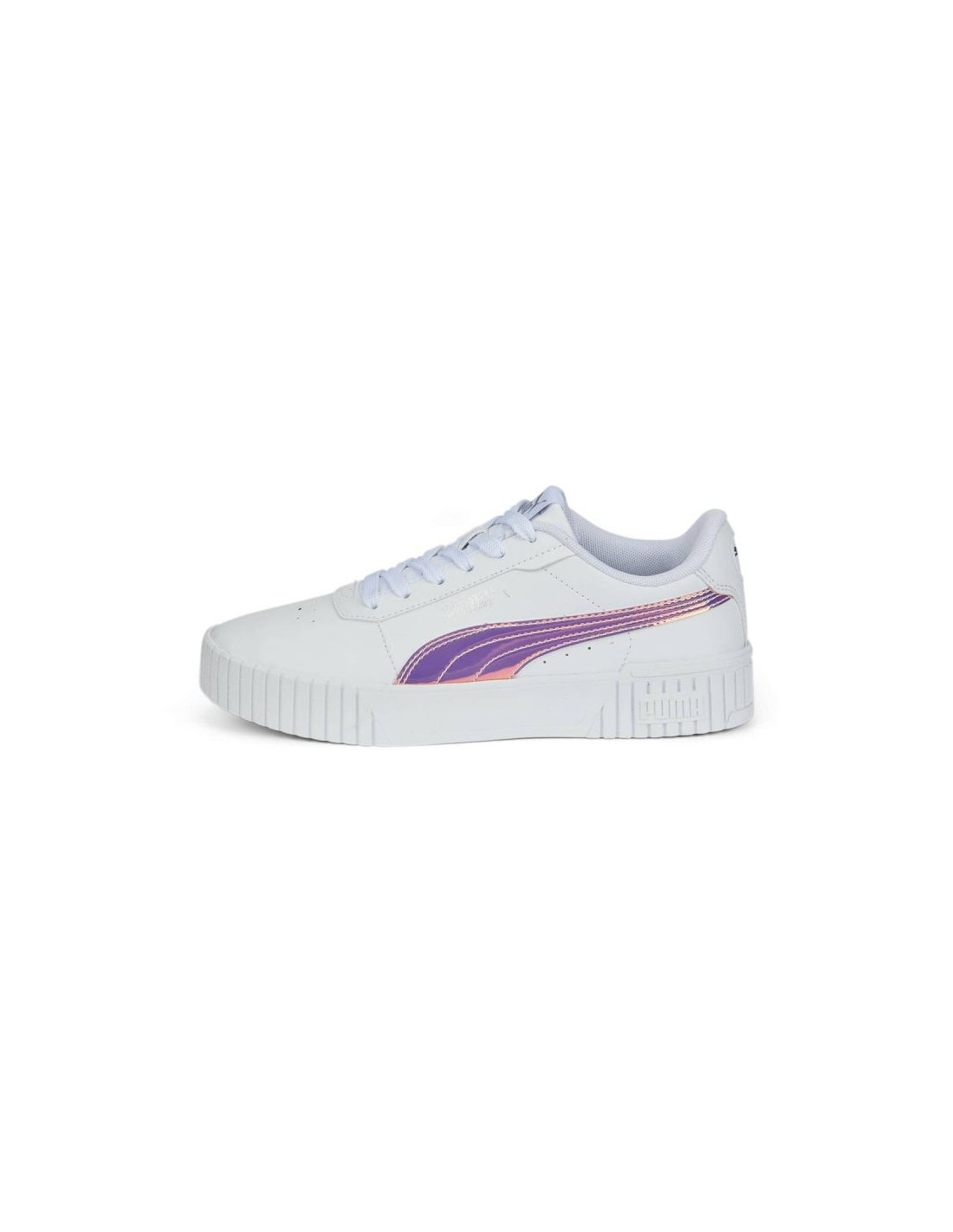 Puma Παιδικά Sneakers Carina 2.0 Holo White / Silver 387985-01
