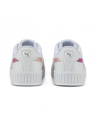 Puma Παιδικά Sneakers Carina 2.0 Holo White / Silver 387985-01
