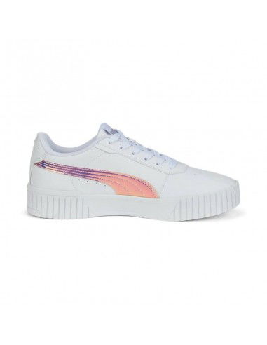 Puma Παιδικά Sneakers Carina 2.0 Holo White / Silver 387985-01