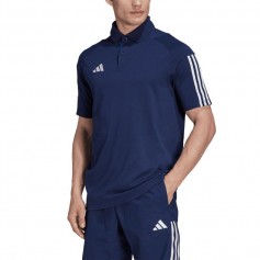 Adidas Tiro 23 Ανδρικό T-shirt Κοντομάνικο Polo Μπλε HK8052