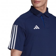 Adidas Tiro 23 Ανδρικό T-shirt Κοντομάνικο Polo Μπλε HK8052