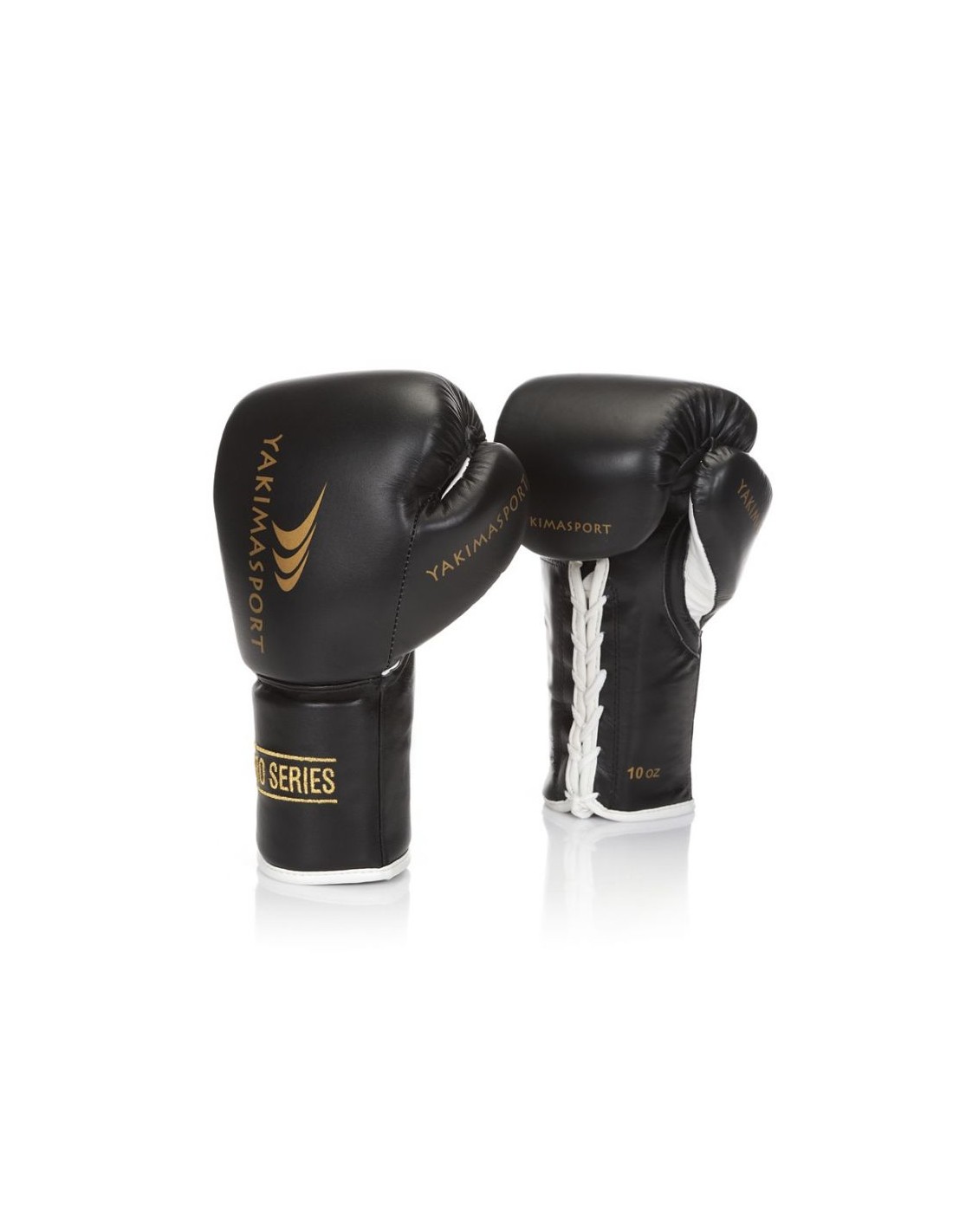 Yakimasport Yakima Sport Wolf 100522 Γάντια Πυγμαχίας από Συνθετικό Δέρμα για Αγώνα Μαύρα