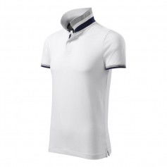 Malfini Collar Up M MLI25600 white polo shirt