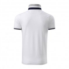 Malfini Collar Up M MLI25600 white polo shirt