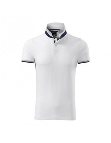 Malfini Collar Up M MLI25600 white polo shirt