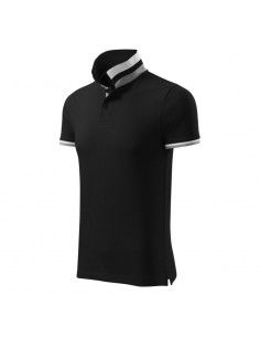 Malfini Collar Up M MLI25601 black polo shirt