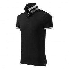 Malfini Collar Up M MLI25601 black polo shirt