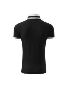Malfini Collar Up M MLI25601 black polo shirt 2