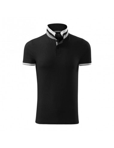 Malfini Collar Up M MLI25601 black polo shirt