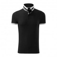 Malfini Collar Up M MLI25601 black polo shirt