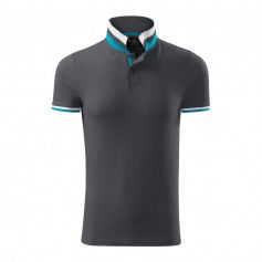 Malfini Collar Up M MLI25683 light anthracite polo shirt