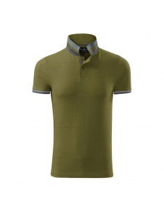 Malfini Collar Up M MLI256A3 avocado green polo shirt 2