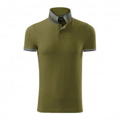 Malfini Collar Up M MLI256A3 avocado green polo shirt