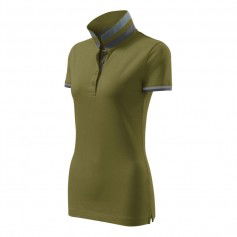 Malfini Collar Up polo shirt W MLI257A3 avocado green
