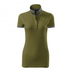 Malfini Collar Up polo shirt W MLI257A3 avocado green
