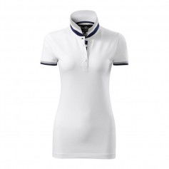 Malfini Collar Up W MLI25700 white polo shirt