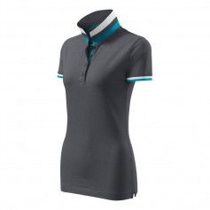 Malfini Collar Up W MLI25783 light anthracite polo shirt