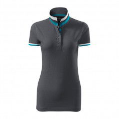 Malfini Collar Up W MLI25783 light anthracite polo shirt