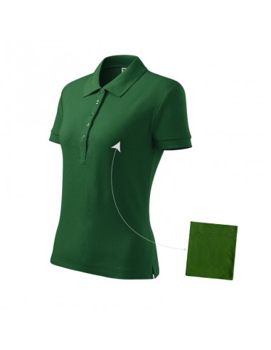 Malfini Cotton polo shirt W MLI21306 bottle green