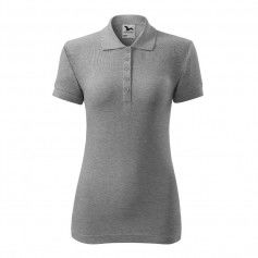 Malfini Cotton polo shirt W MLI21312 dark gray melange