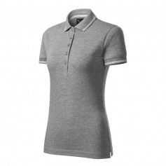 Malfini Perfection plain polo shirt W MLI25312 dark gray melange