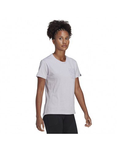 Adidas Κοντομάνικη Γυναικεία Μπλούζα Καλοκαιρινή Γκρι HT7247