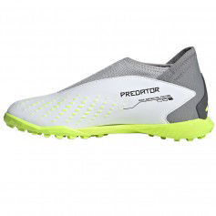 Adidas Παιδικά Ποδοσφαιρικά Παπούτσια Accuracy.3 με Καλτσάκι Χωρίς Κορδόνια Λευκά IE9436