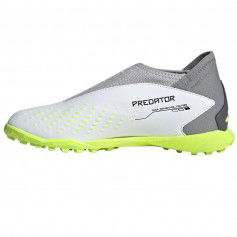 Adidas Παιδικά Ποδοσφαιρικά Παπούτσια Accuracy.3 με Καλτσάκι Χωρίς Κορδόνια Λευκά IE9436