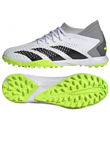 Adidas Accuracy.3 TF GZ0004 Χαμηλά Ποδοσφαιρικά Παπούτσια με Σχάρα Cloud White / Core Black / Lucid Lemon