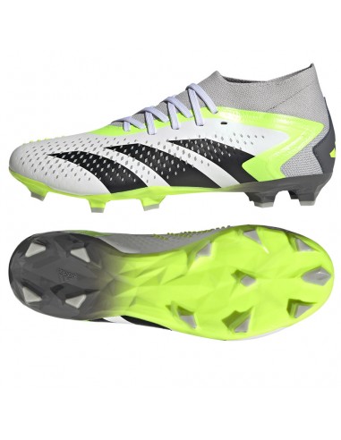 Adidas Accuracy.2 FG GZ0028 Χαμηλά Ποδοσφαιρικά Παπούτσια με Τάπες Cloud White / Core Black / Lucid Lemon