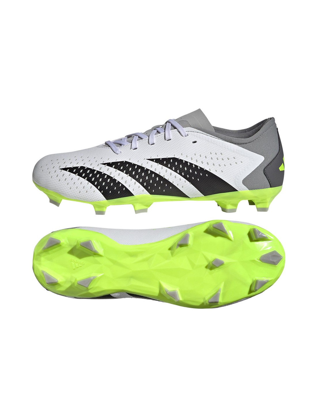 Adidas FG GZ0014 Χαμηλά Ποδοσφαιρικά Παπούτσια με Τάπες Λευκά