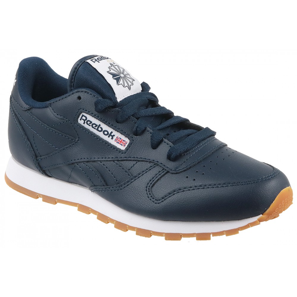 natural leather Kids Reebok Classic Lth AR1312 sneakers Navy Blue