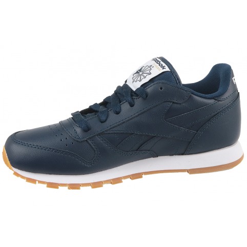 natural leather Kids Reebok Classic Lth AR1312 sneakers Navy Blue
