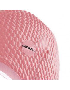 Crowell KOL.6 Σκουφάκι Κολύμβησης Ενηλίκων από Σιλικόνη Ροζ 2