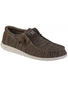 Hey Dude Wally Sox Ανδρικά Μοκασίνια σε Καφέ Χρώμα 40019-255
