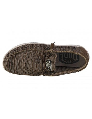 Hey Dude Wally Sox Ανδρικά Μοκασίνια σε Καφέ Χρώμα 40019-255