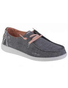 Hey Dude Wendy Γυναικεία Μοκασίνια σε Γκρι Χρώμα 40054-030