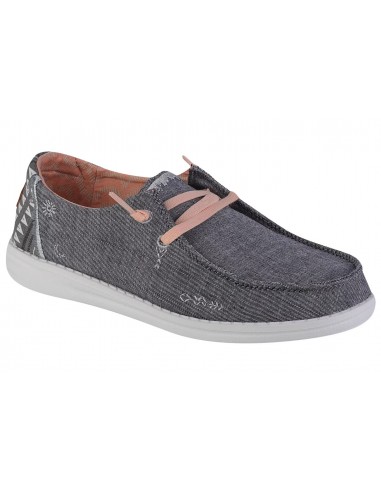 Hey Dude Wendy Γυναικεία Μοκασίνια σε Γκρι Χρώμα 40054-030
